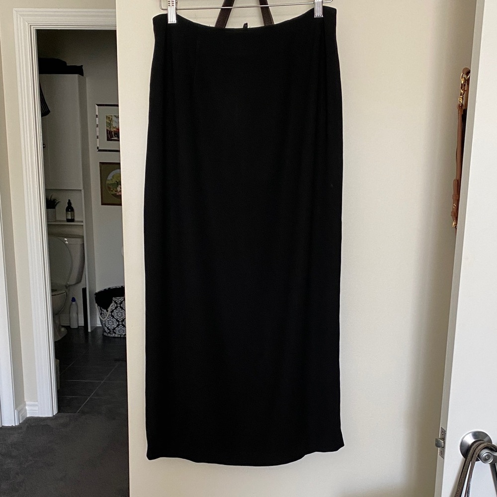 Chic Black Maxi Skirt